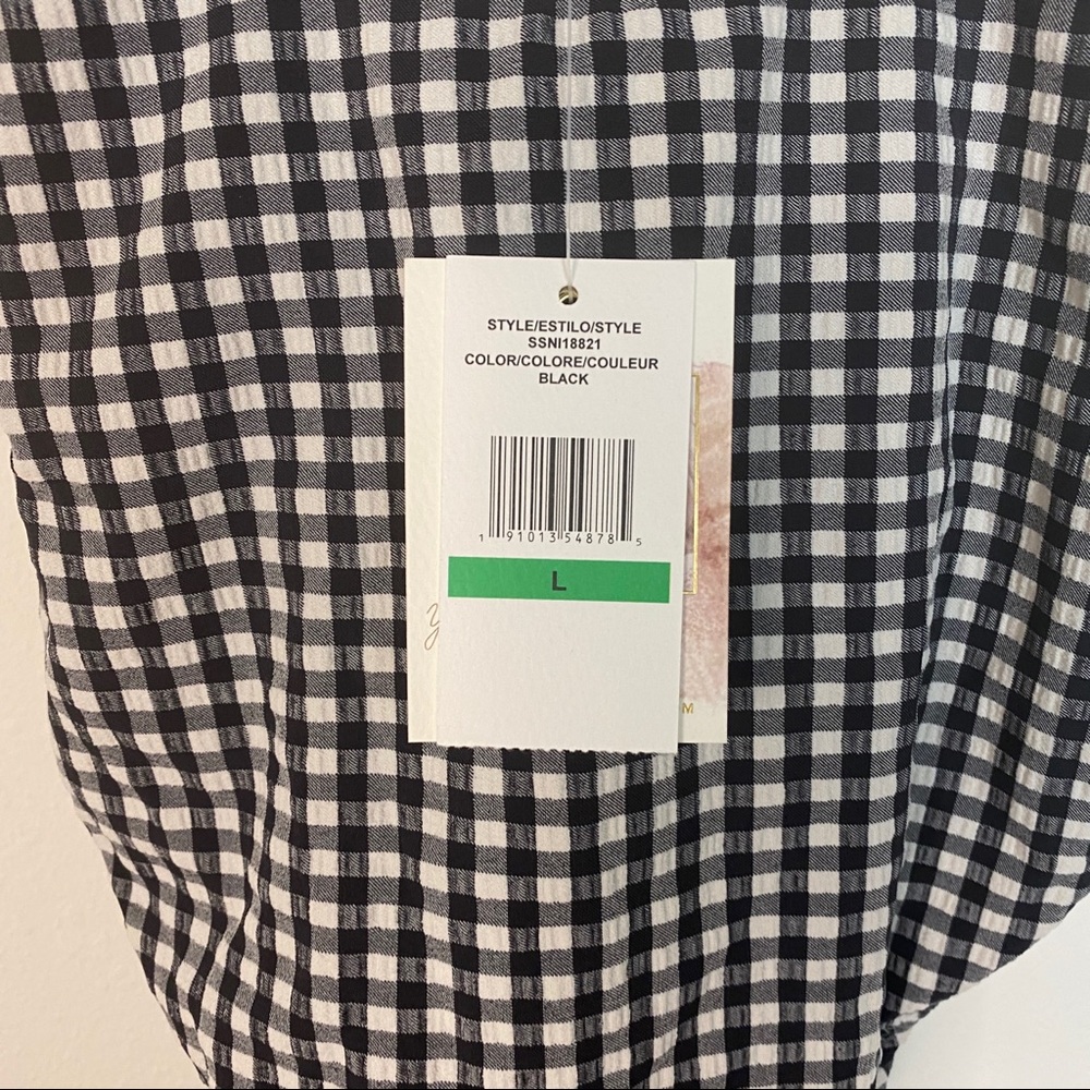 NWT JESSICA SIMPSON Retro Gingham Swimsuit - Picture 3 of 5